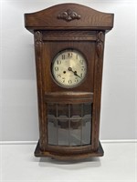 Antique Beveled Glass wall hanging clock