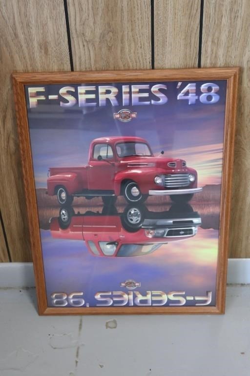 Framed F-Series '48/'98 Poster