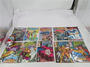 10 comic books dont Silver Surfer