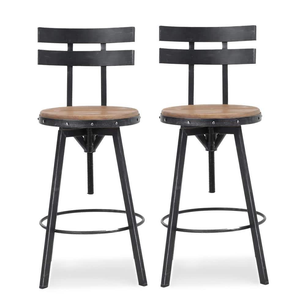 Fredell 38.25-44.25 in. Bar Stool Set