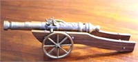 Brass Cannon Figure - 14" long