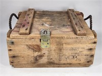 US MILITARY WOOD PRACTICE GRENADE BOX