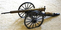 Brass/Metal Cannon Figure - 12" long