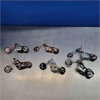 (6) Toy Motorcycles