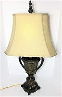 Metal Urn Table Lamp with Shade