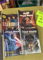Star Wars, Star Trek, & Mad magazines