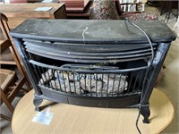 Ventless gas fireplace.  Used condition