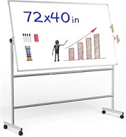 Double-sided Rolling Whiteboard/w Height