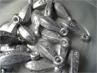 Lot of 3 oz Lead Sinkers