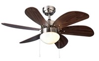 FOR LIVING NORDICA 36IN FIXED CEILING FAN BRUSHED