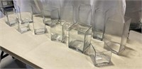 11pcs Asstd Glass Vases