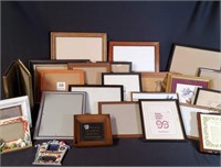 Box of Misc Picture Frames