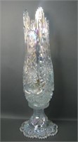 LE Smith White Diamond Lace Whimsy Vase & Base