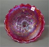 Westmoreland Red Good luck Carnival Glass Bowl