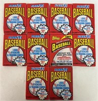 (10) 1991 BASEBALL CARD PACKETS