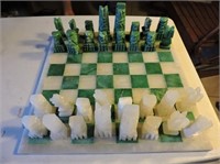 Stoneware Chess Set