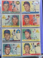 8 - 1955 TOPPS BASEBALL CARDS