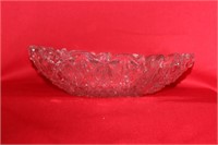 A Pressed Glass Display Bowl