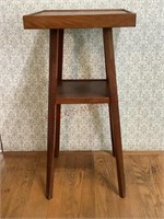 Antique Two Tiered Smoking Stand