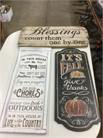 Home decor signs