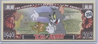 Tom and Jerry One Million Dollar Novelty Note