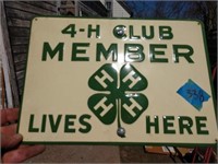 4H Club sign