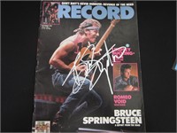 BRUCE SPRINGSTEEN SIGNED MAGAZINE WITH COA