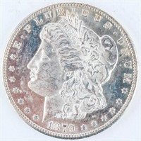 Coin 1879-S Morgan Silver Dollar BU Prooflike
