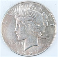 Coin 1927-S Peace Silver Dollar AU