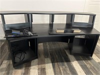 Omnirax Computer Network Desk on Casters- Rolls