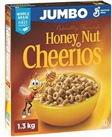 Cheerios Honey Nut Jumbo Cereal, Twin Pack