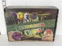 Box of dinosaur egg toys