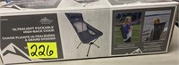 Cascade ultralight packable high-back chair