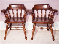 2 - MAPLE ARMCHAIRS