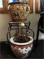 Fishbowl Pots, Plant Pots & Plant Stand