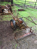 ANTIQUE SICKLE BAR MOWER