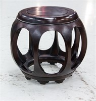 Chinese Rosewood Hollowed Drum Chair