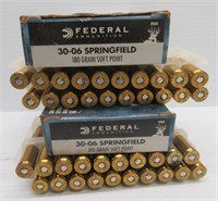 (40) Rounds of Federal 30-06 sprg. 180GR soft