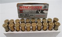 (20) Rounds of Winchester 30-30 win. 150GR PP