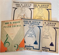 Vintage Note Speller Music Books 2 Sets - 1940's