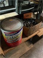 1 gallon Berryman carb cleaner and box of studs