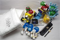 M&M Blankets, Dispensers, Fossil Watch