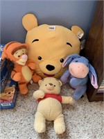 POOH, EEYORE, TIGGER AND PILLOW