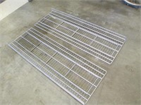 (2) Wire Shelves