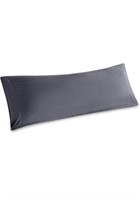 Bedsure Body Pillow Cover - Dark Grey Long