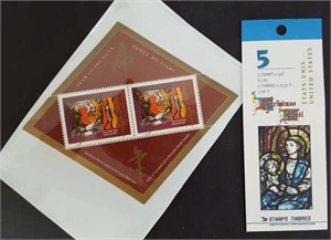 1990s Canada Post Booklet & Lunar New Year Stamps