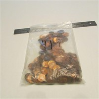 bag of old pennies