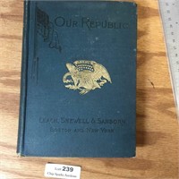 Our Republic 1888 Antique Book