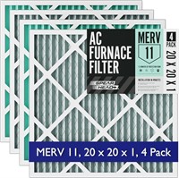 Spearhead 20x20x1  4-PK MERV 11 Odor Defense