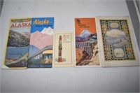 (5) Alaska Brochures- Steamship Company, Come Up